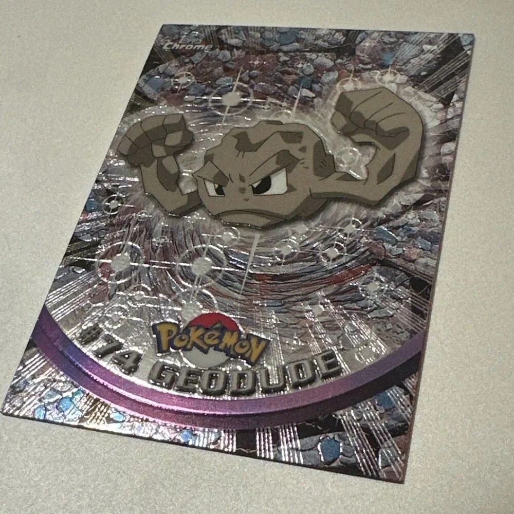 2000 Topps Chrome Pokemon: Geodude #74 - NM